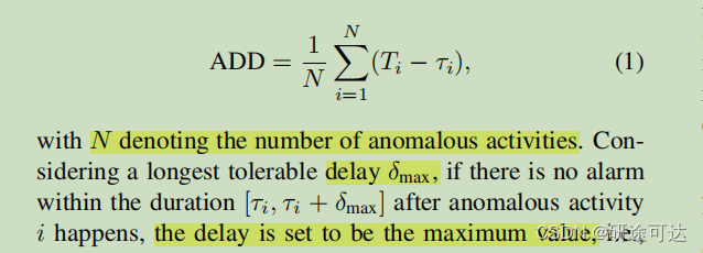 delay formula