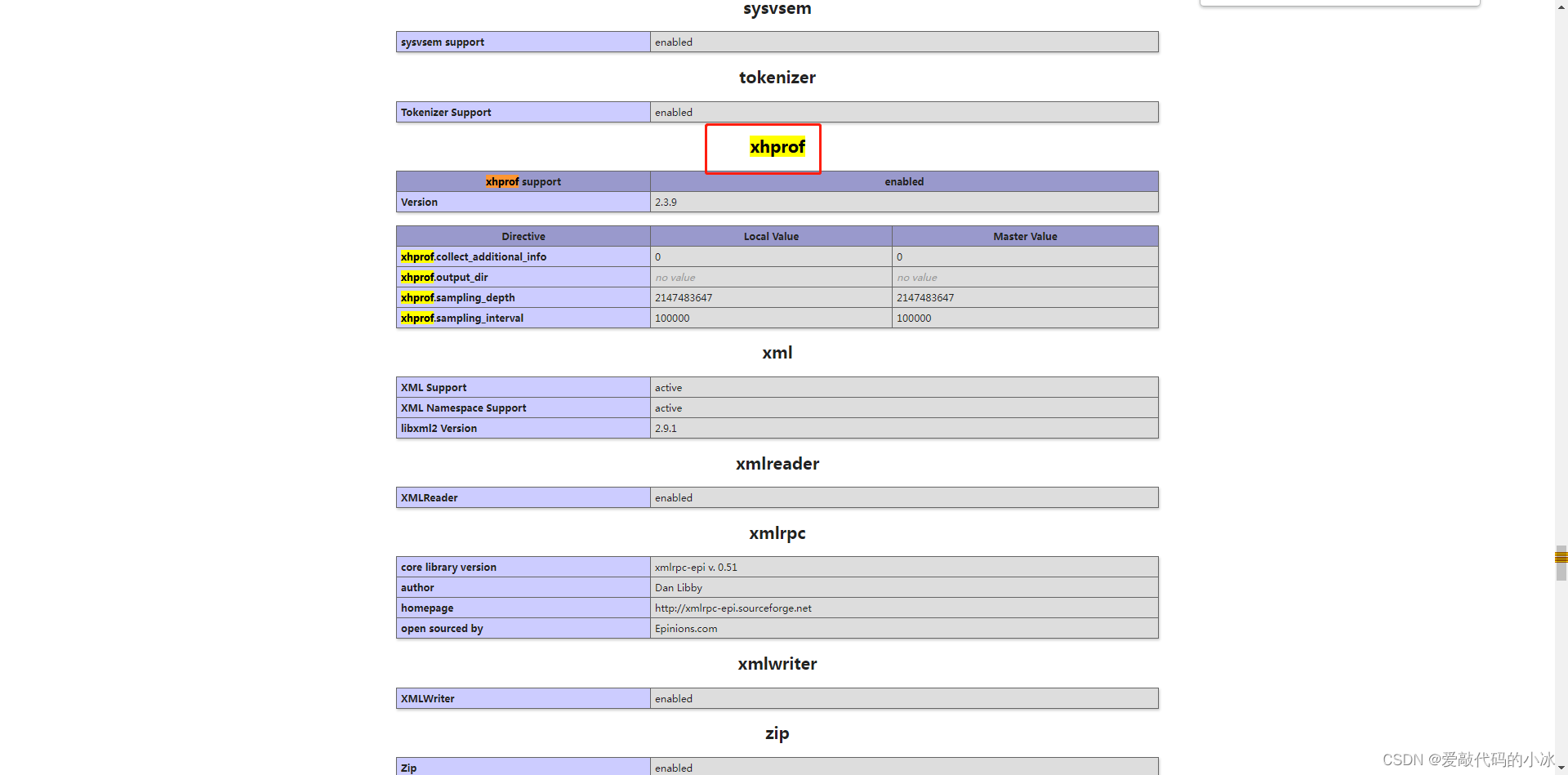 php-xhprof 学习历程