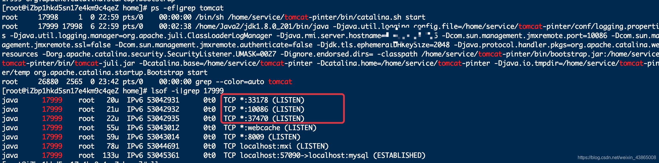 使用JvisualVM无法连接linux远程服务器,错误无法使用service:jmx:rmi:// /jndi/rmi://ip:port ...