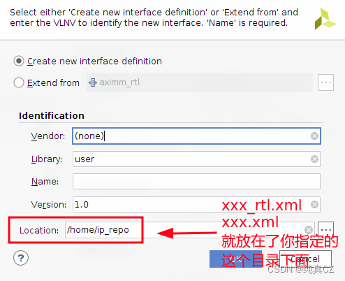 找到xml位置，其实就是我们在Create new interface definition时，在对话框的Location一行所指定的