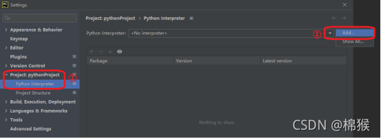 Pycharm中显示Please select a valid Python Interpreter-CSDN博客