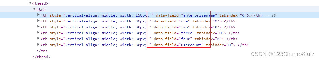 需要获取data-field属性