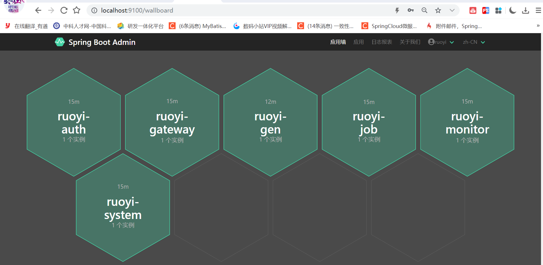 RuoYi-Cloud 部署篇_03（windows环境 mysql版本）