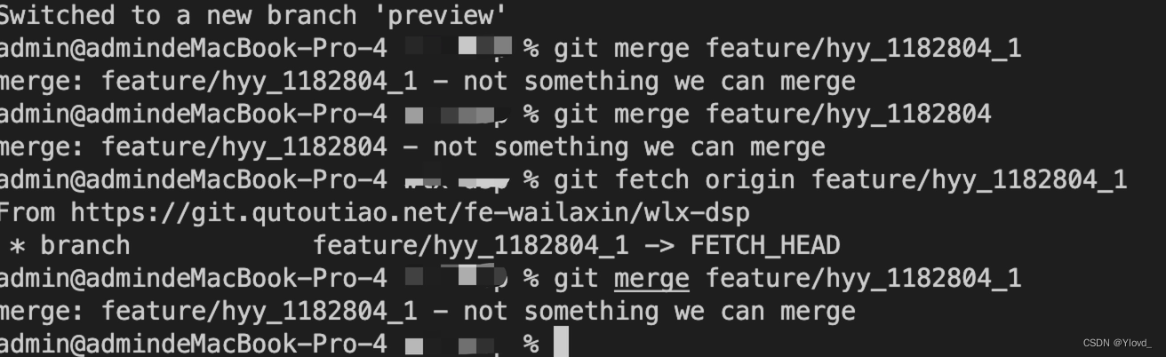 git diff两个分支有差异git merge却显示没有可以合并的内容