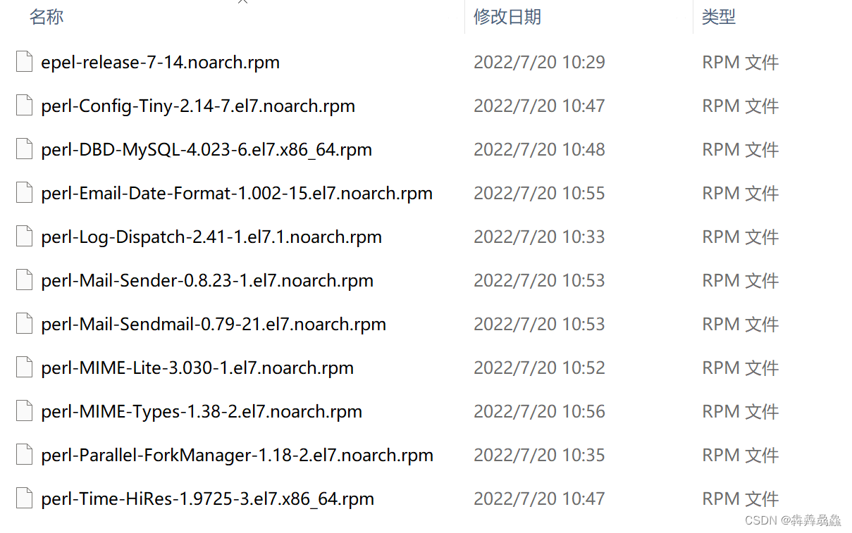 安装MHA所需其他的依赖包