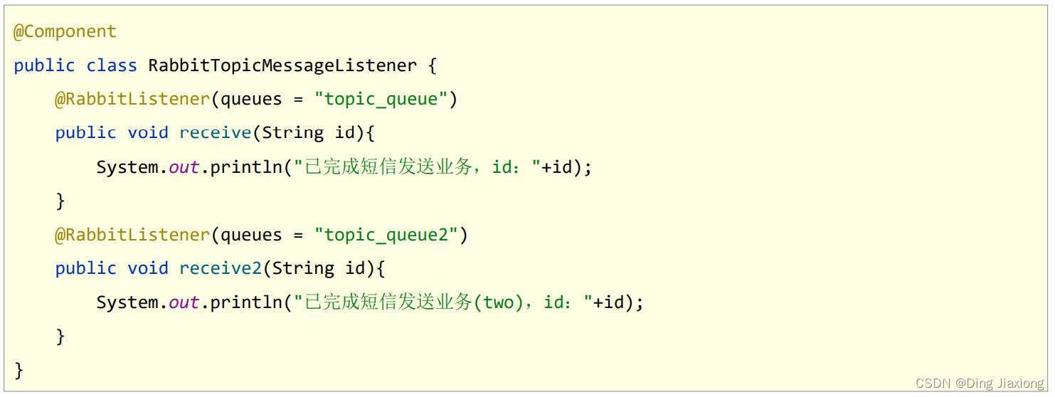 SpringBoot SpringBoot 开发实用篇 5 整合第三方技术 5.24 SpringBoot 整合 RabbitMQ(topic 模式)