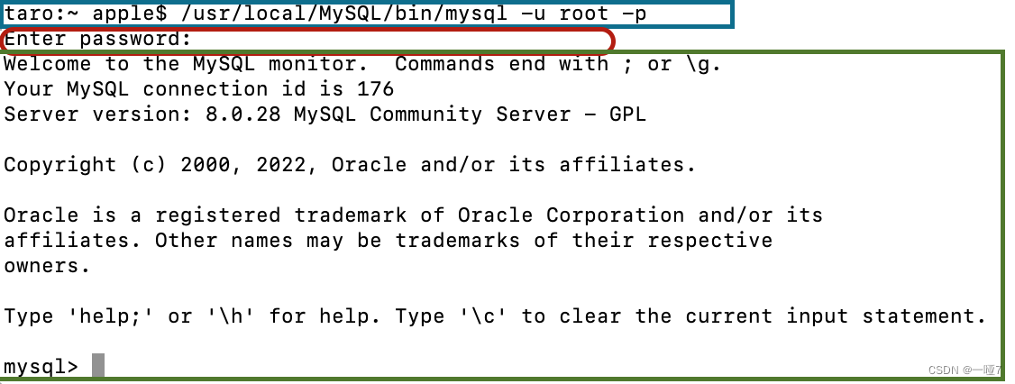 进入mysql