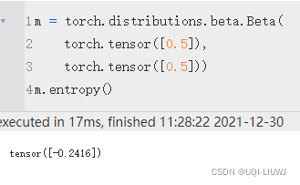 pytorch 笔记：torch.distributions 概率分布相关（更新中）