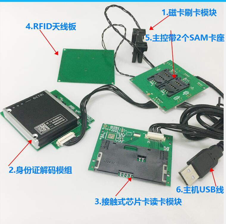 二代居民身份证四合一集成模块读写器HX-Z45在户政系统金融EMV接口说明