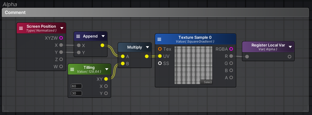 Unity之ASE实现根据ScreenPosition改变渲染效果
