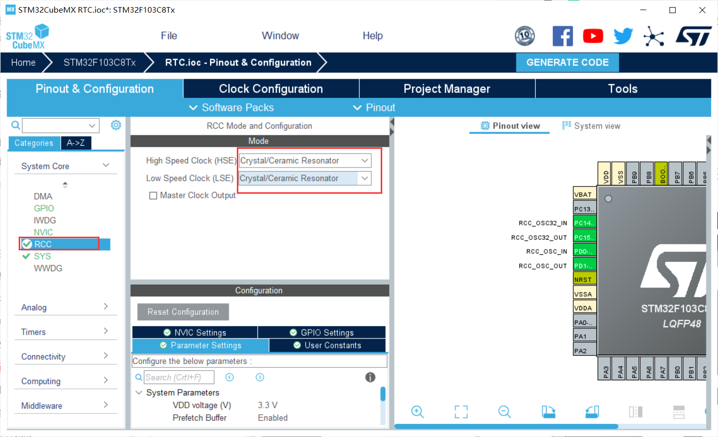 STM32Cubemx Hal Library: RTC clock - Programmer Sought