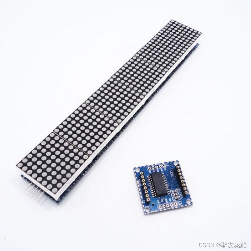 【雕爷学编程】Arduino动手做(99)---8X32 LED点阵模块_arduino 32x8 led矩阵-CSDN博客