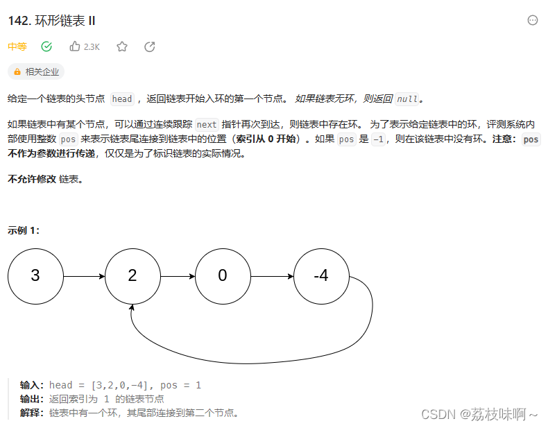 LeetCode142.环形链表-II