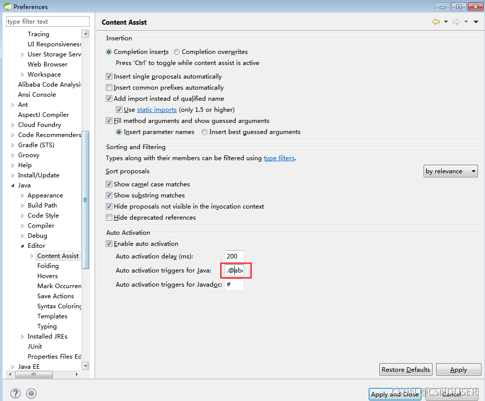 详解STS(SpringToolSuite)常用设置-CSDN博客