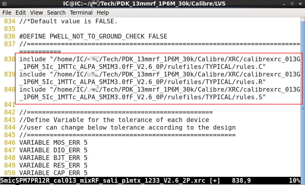 cadence virtuoso PEX option error