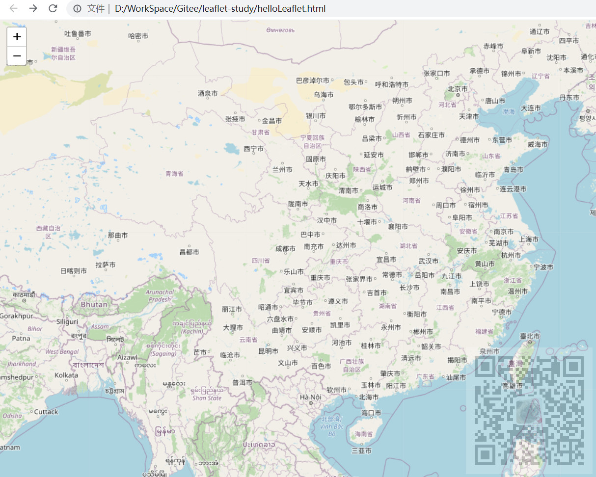 Leaflet快速入门与加载OSM显示地图