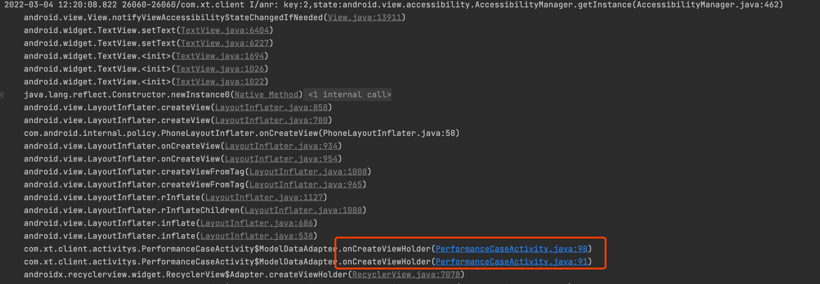 Android性能优化之页面优化_android notifydatasetchanged卡顿CSDN博客