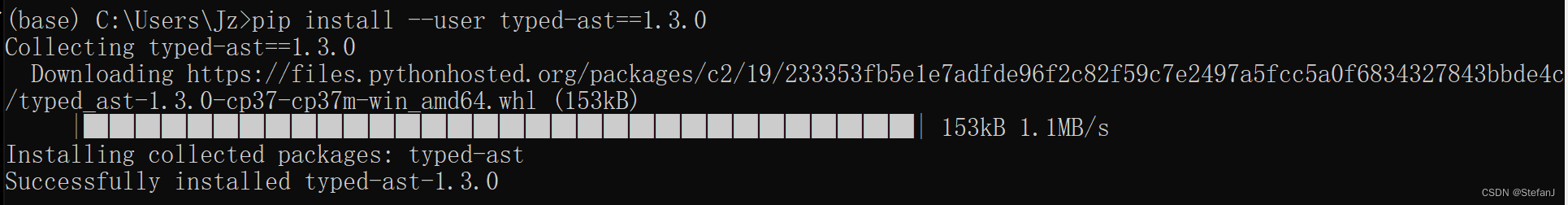 Jupyter Notebook reports an error ModuleNotFoundError: No module named ...
