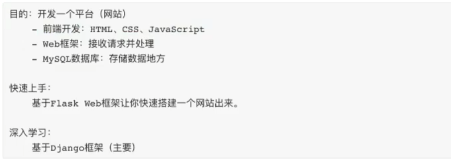 python-web开发（Djaongo）课程基本内容
