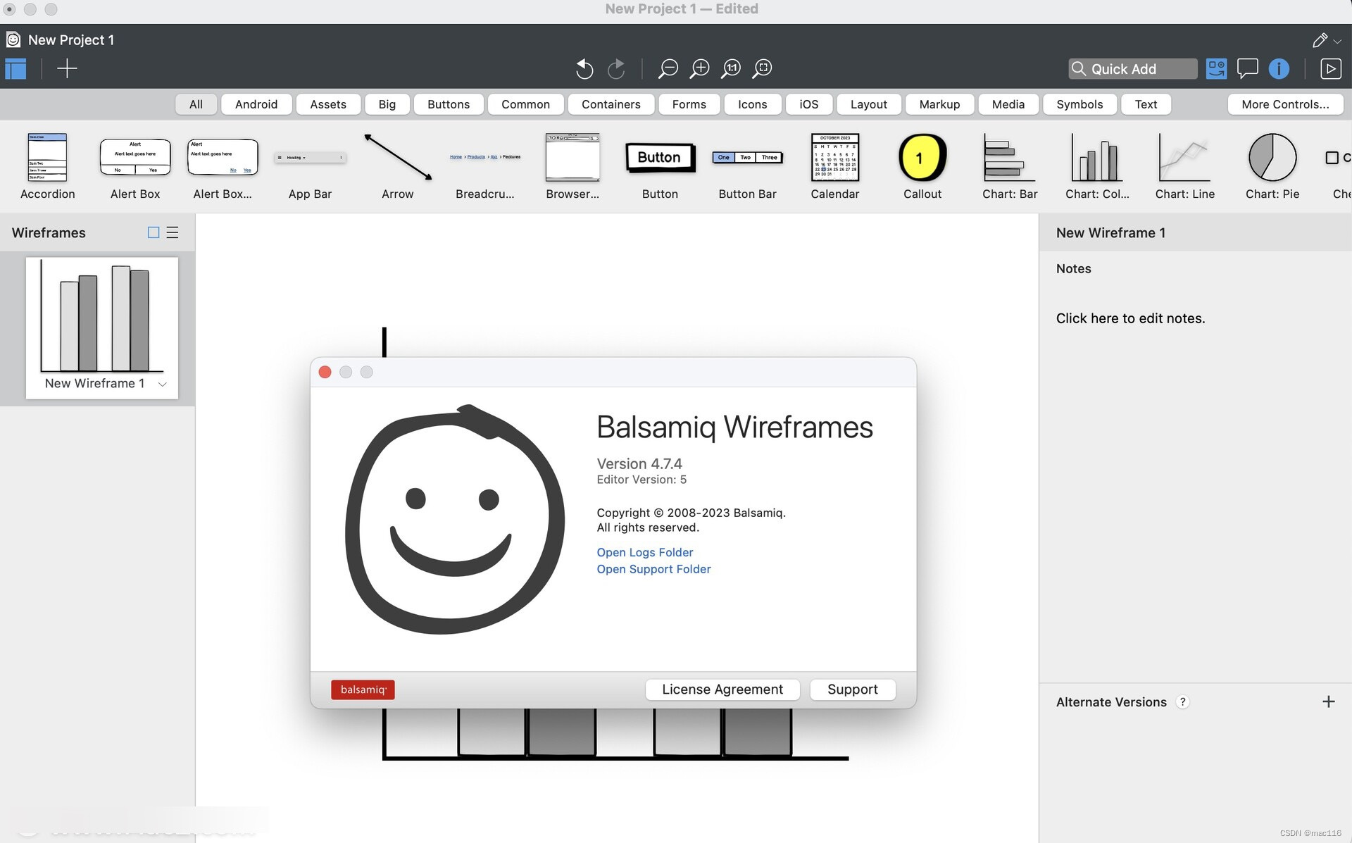 线框图软件：Balsamiq Wireframes mac中文介绍