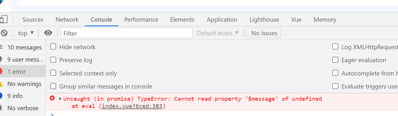 vue + elementui 项目中使用clipboard2 复制标题时提示this.$messsage is not a function