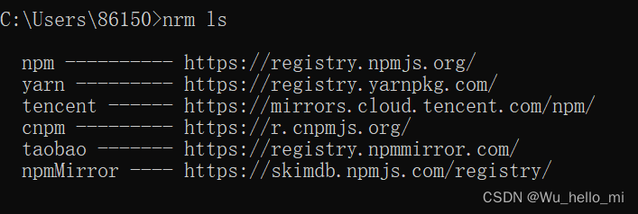 解决安装nrm，执行nrm ls时出现的const open=require('open')问题-CSDN博客