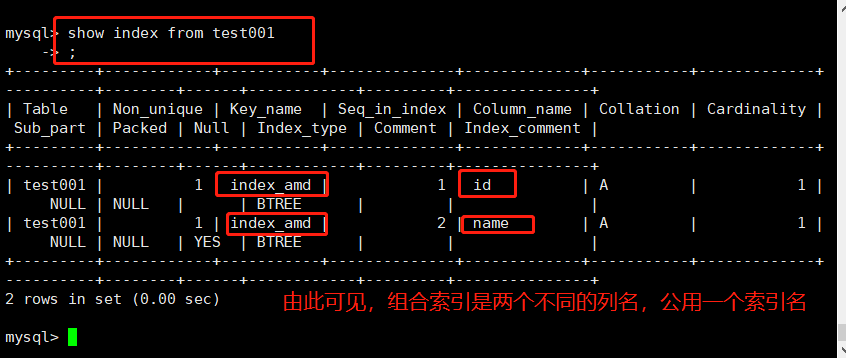 MySQL 数据库--索引