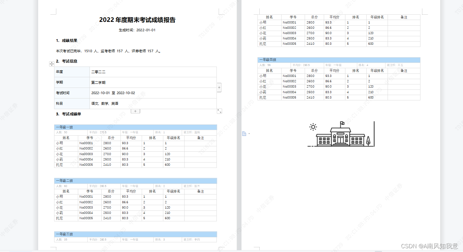 JAVA导出Word文档工具EasyWord