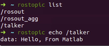 ROS进阶功能—ROS - MATLAB