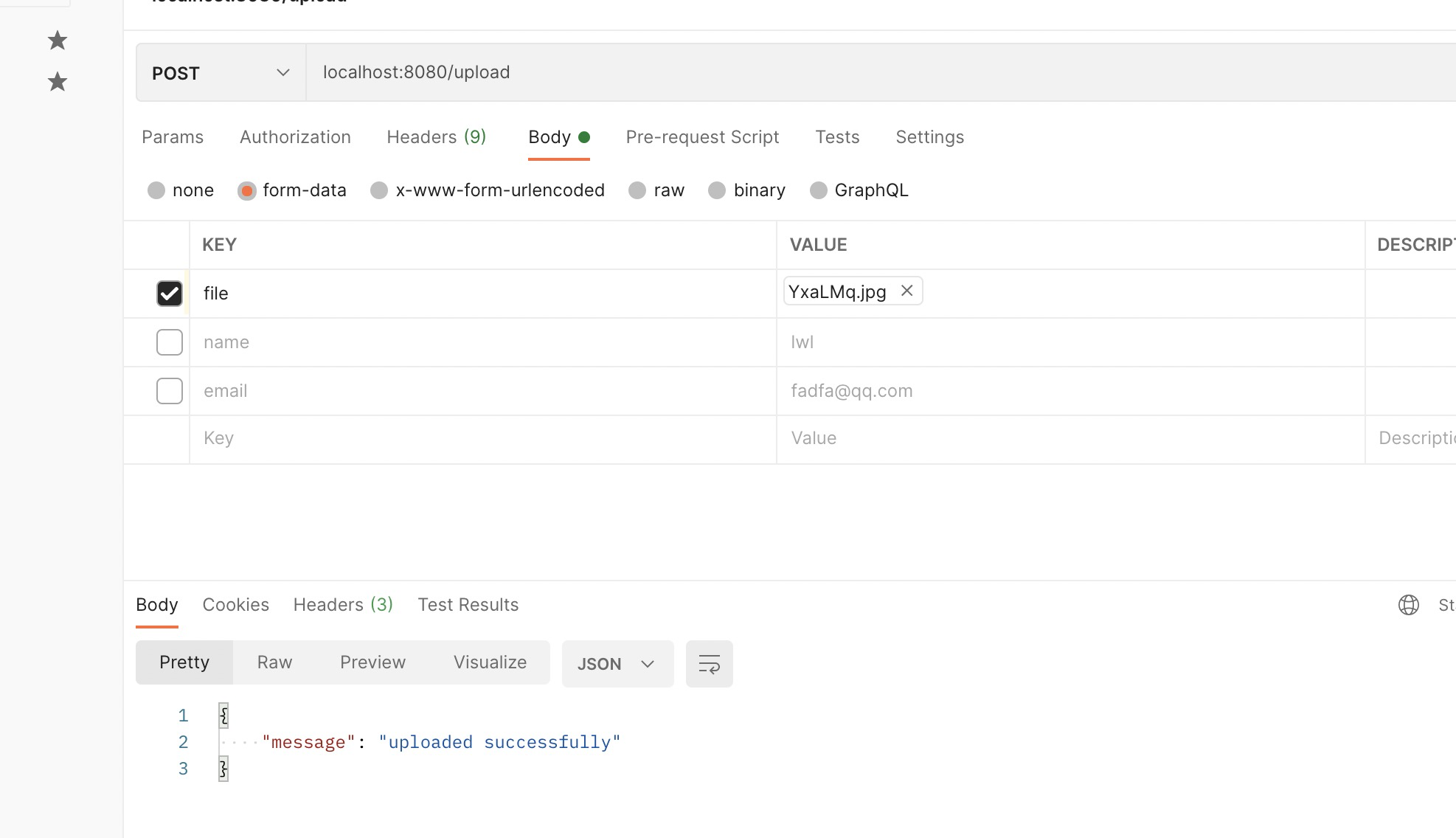 Upload multiple files using gin framework - Programmer Sought