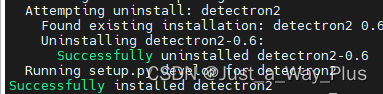 linux安装Detectron2