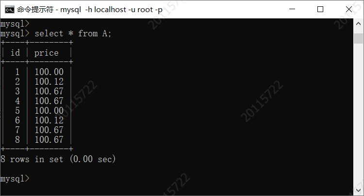 Mysql表和数据的复制操作