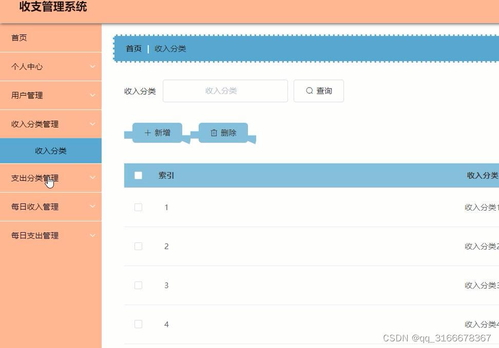 vue.js+nodejs家庭个人理财收支管理系统5x6nf