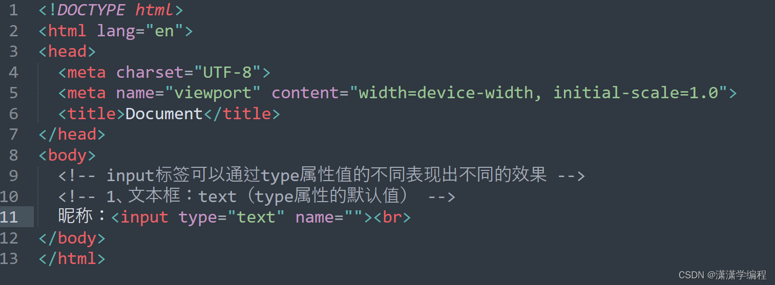 input系列标签基本介绍_input标签是什么-CSDN博客