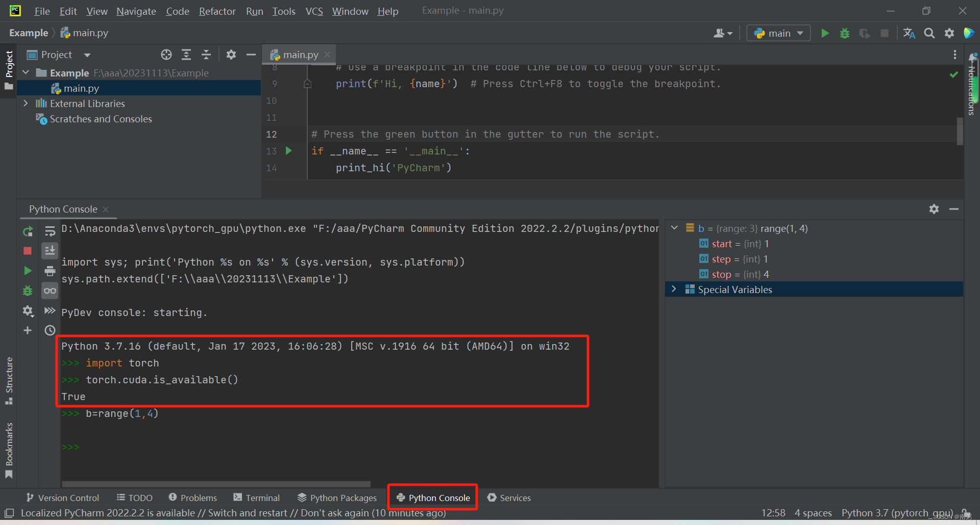 【深度学习】Anaconda3 + PyCharm 的环境配置 1：手把手带你安装 PyTorch 并创建 PyCharm 项目