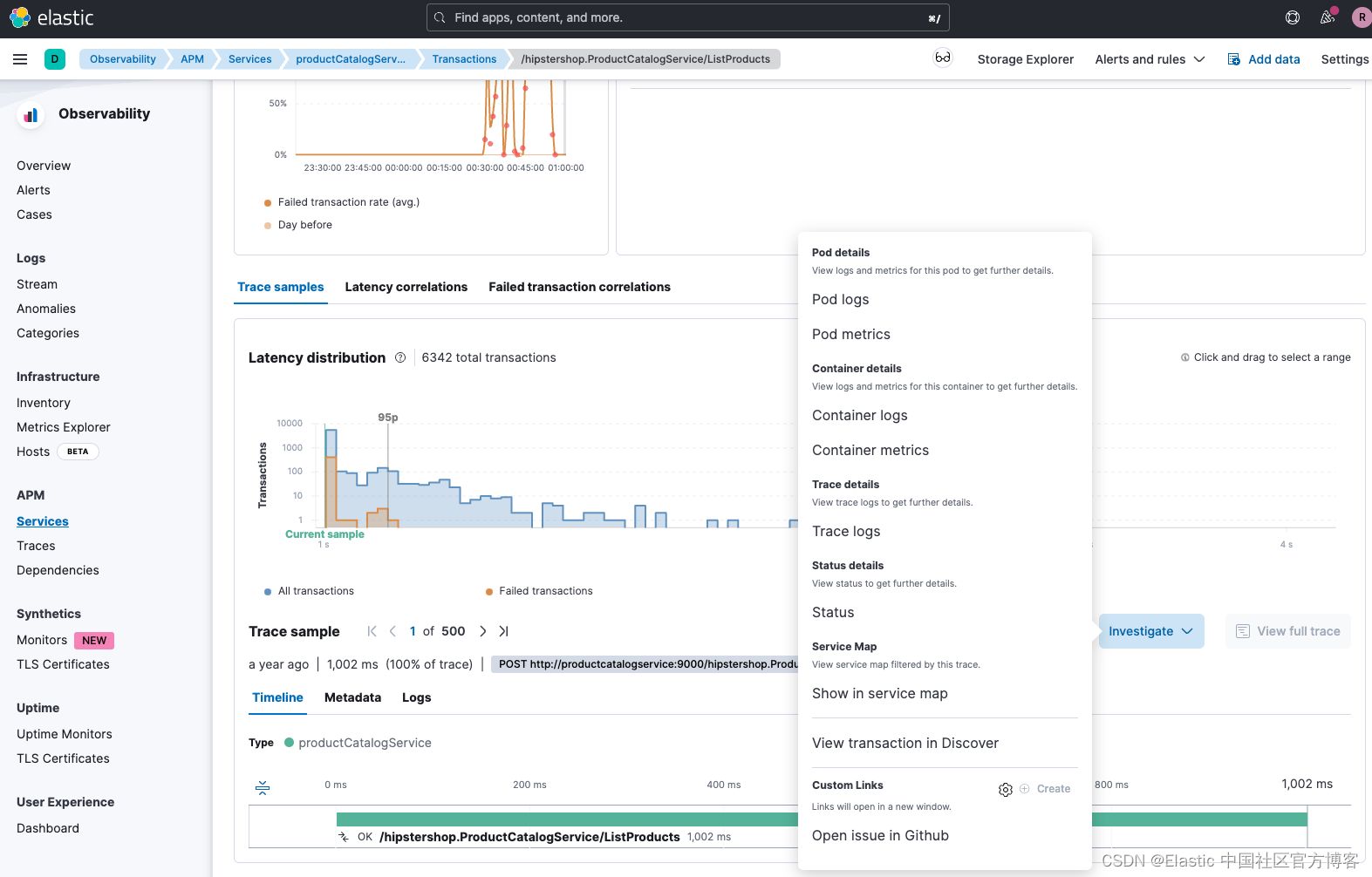 Elastic Observability 中的原生 OpenTelemetry 支持