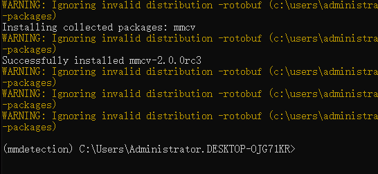 安装mmdetection(windows下)