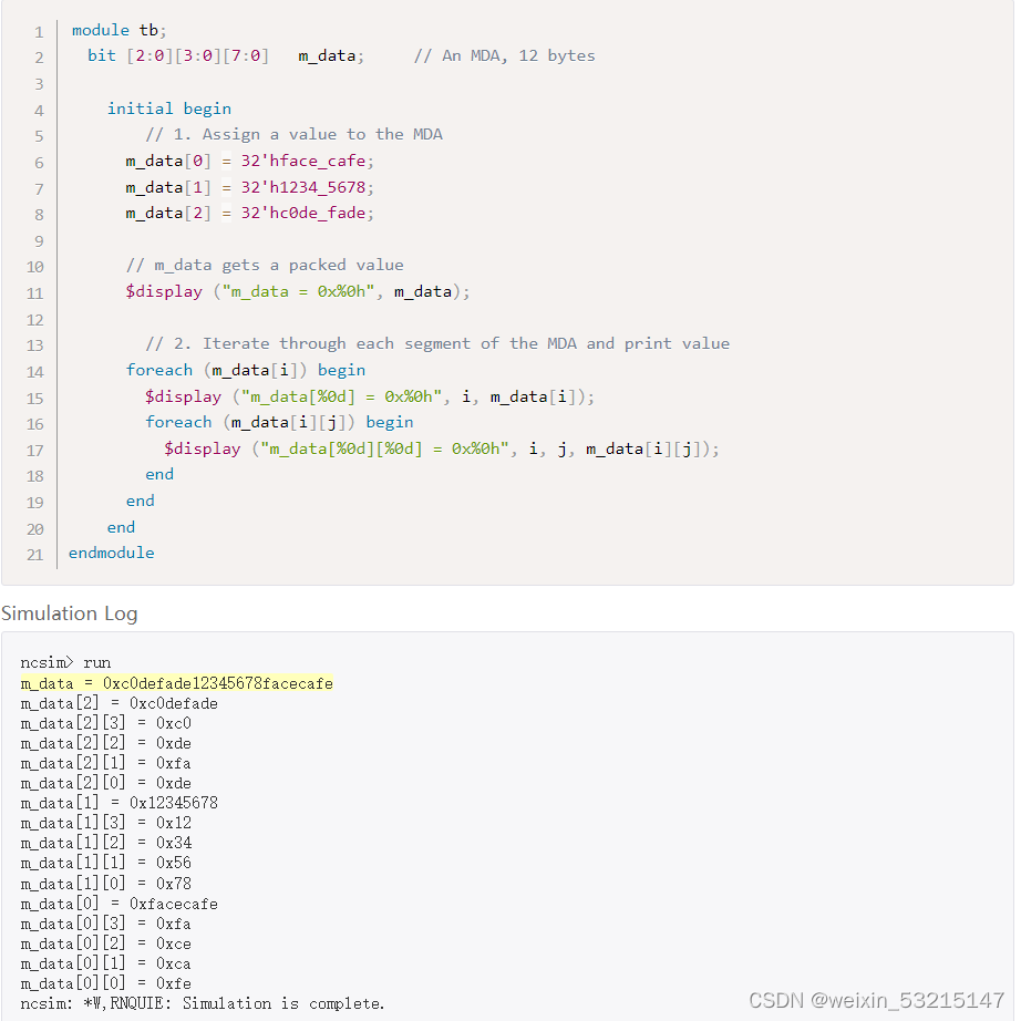 SystemVerilog笔记——Arrays_systemverilog三维数组-CSDN博客