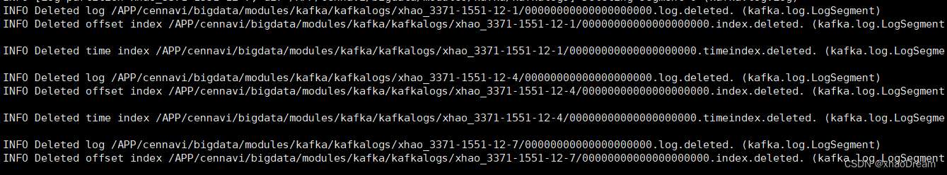 flink 写入数据到 kafka 后，数据过一段时间自动删除