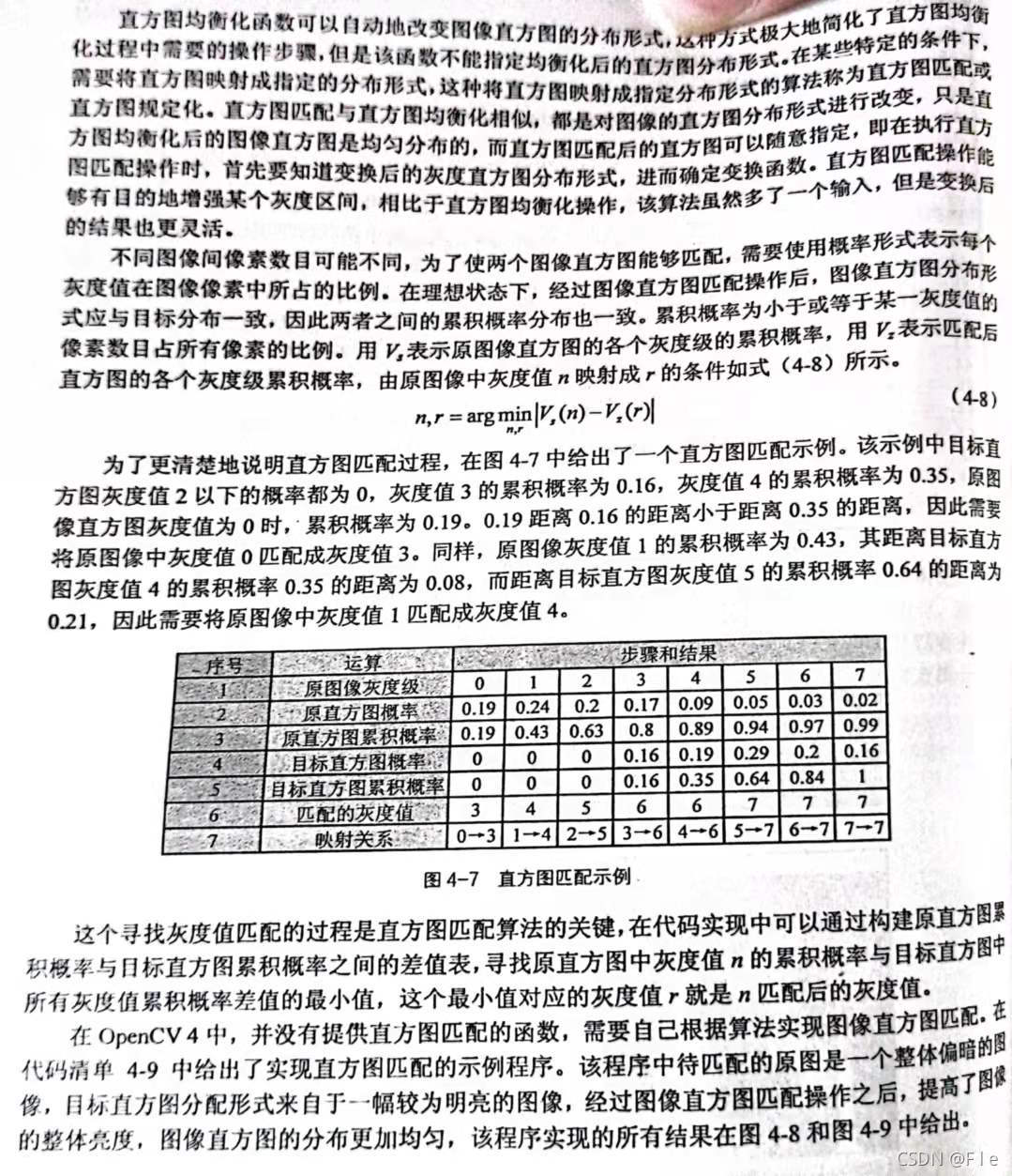 直方图匹配的原理