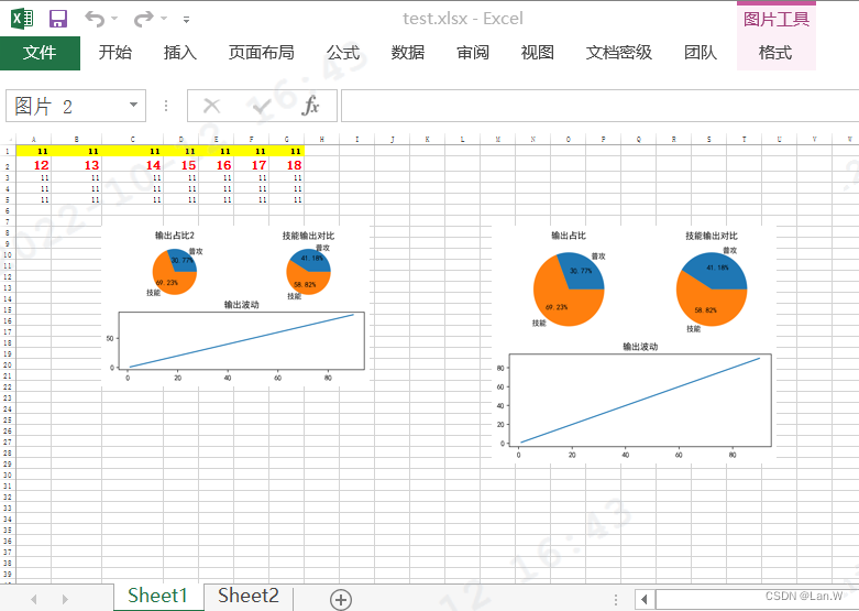 python 数据图片保存至现存excel的指定sheet内不覆盖原有数据，原来图片不丢失