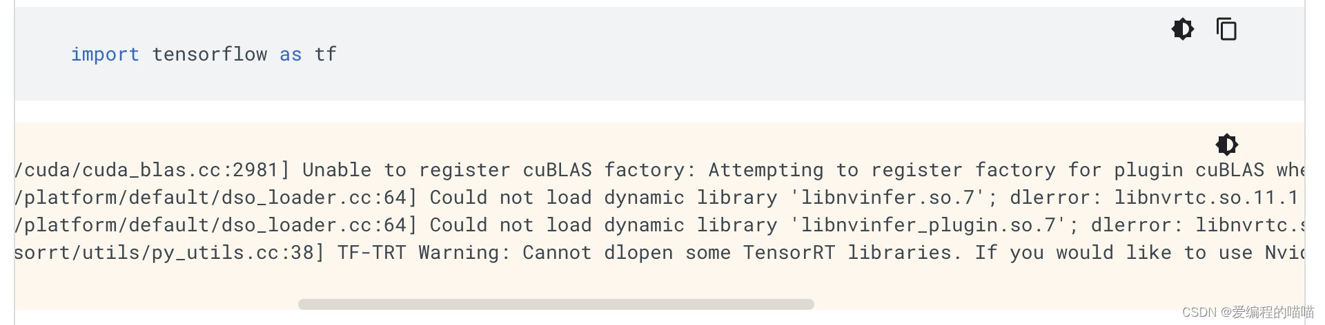 TensorFlow 2.10 Unable to register cuBLAS factory Attempting to register factory for plugin cuBLAS方案