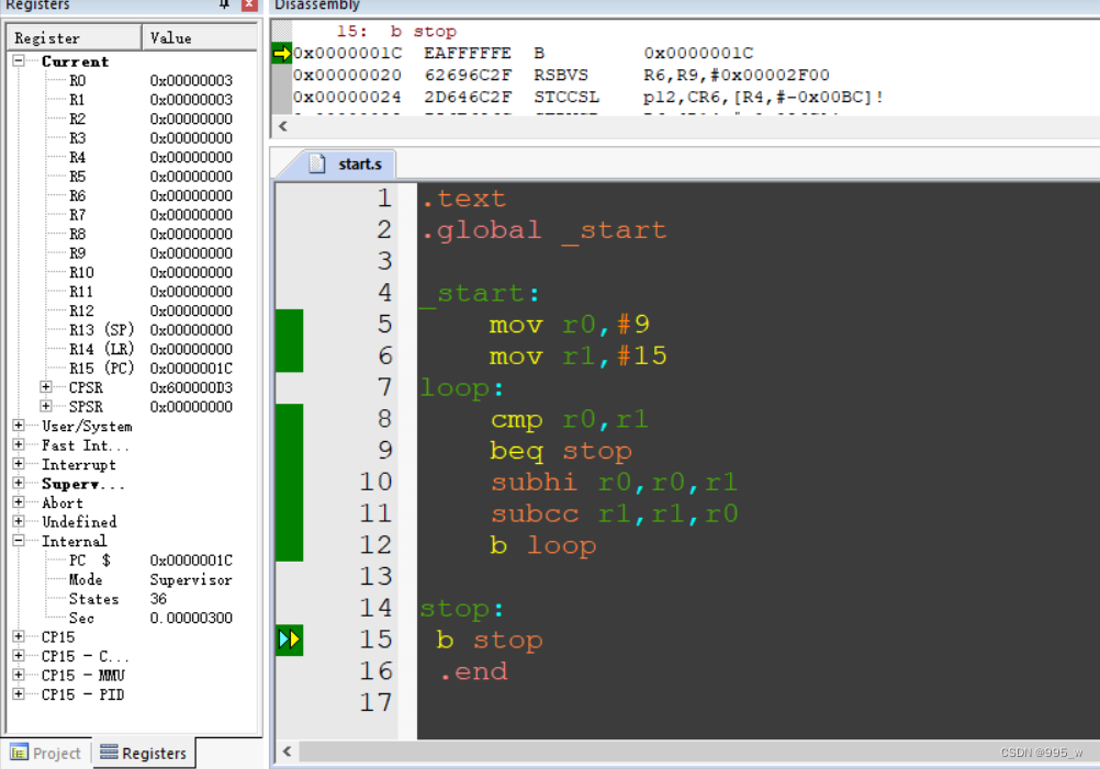 ARM9/8——ARM汇编指令_arm9里可以用beq吗CSDN博客