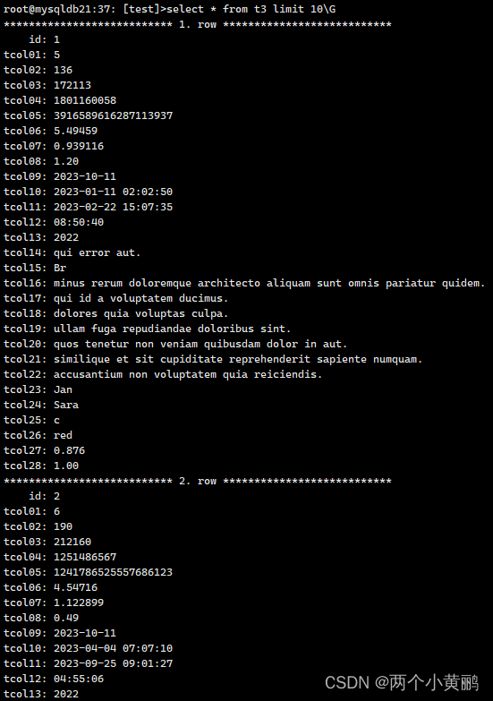 MySQL数据生成工具mysql_random_data_load