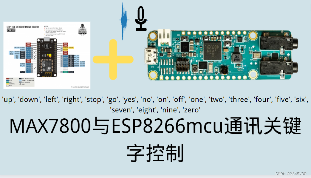 MAX7800与ESP8266mcu通讯关键字控制】-CSDN博客