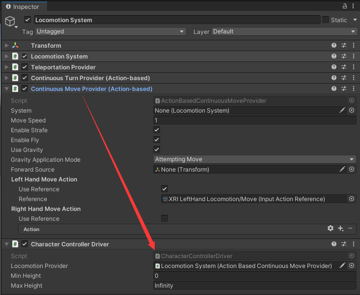 Unity之OpenXR+XR Interaction Toolkit实现 移动和转向