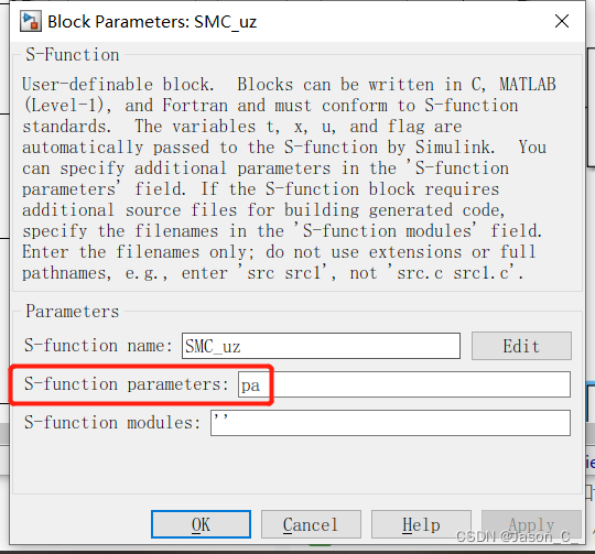 MATLAB S-function(教程分享) 报错 flag = 3(output), at time 0.0. 输入参数的数目不足。