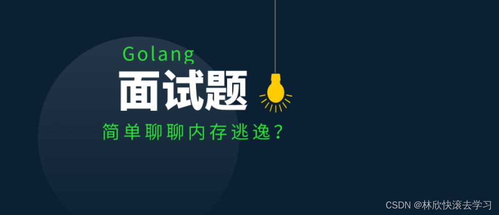 高频golang面试题：简单聊聊内存逃逸？