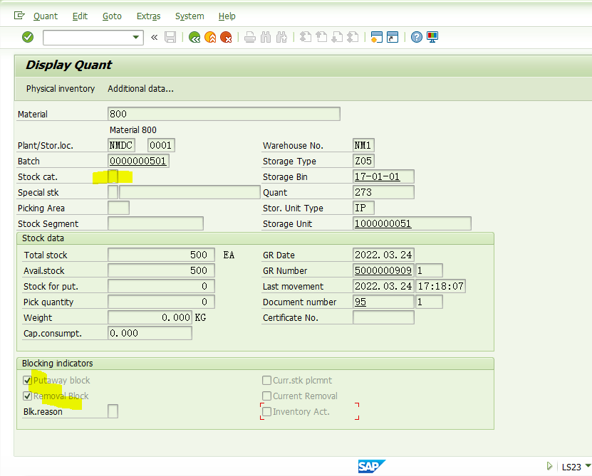 SAP WM初阶LS07冻结Quant_sap 怎麼把庫存blockCSDN博客